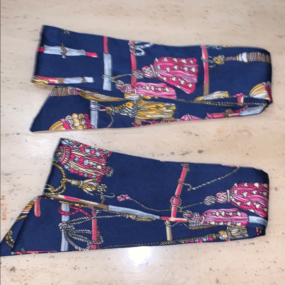 Navy and Pink Patterned bag twills (2)